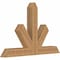 Ekena Millwork Saratoga Timber Gable Bracket, Western Red Cedar, 36"W x 24"H x 3 1/2"D x 3 1/2"F, 16/12 Pitch GBW036X24X0404SAR00SWR - alternate 4